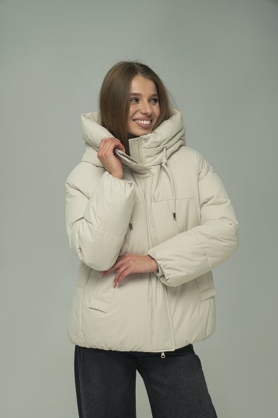Куртка зимова Meajiateer 2418 бежевий 09