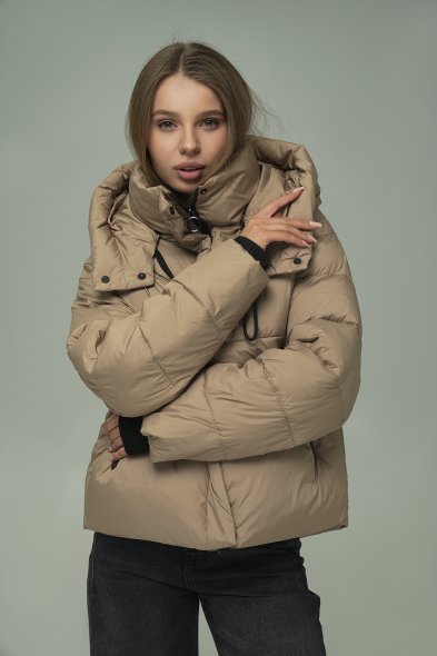 Куртка зимова Towmy 3373 бежевий 902
