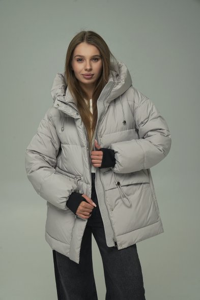 Куртка зимова Feenegere 8357-1 сірий 012