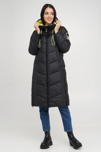 Куртка зимова Foderlloy 21506 чорний A18