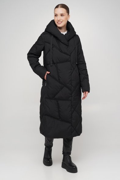 Куртка зимова Clasna CW23D711DW чорний W701