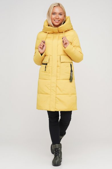 Куртка зимова Miegofce D20664 жовтий (804)