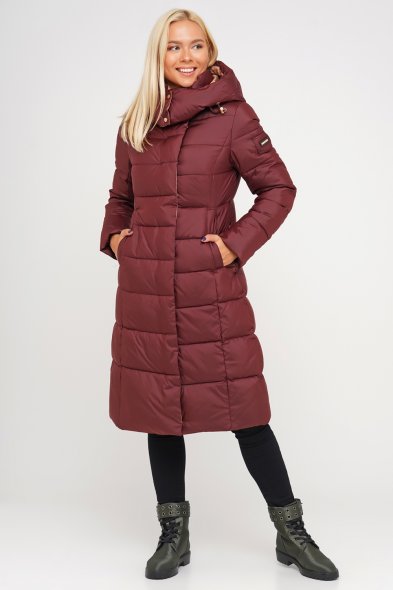 Куртка зимова Clasna CW20D255BCW бордовий (632)