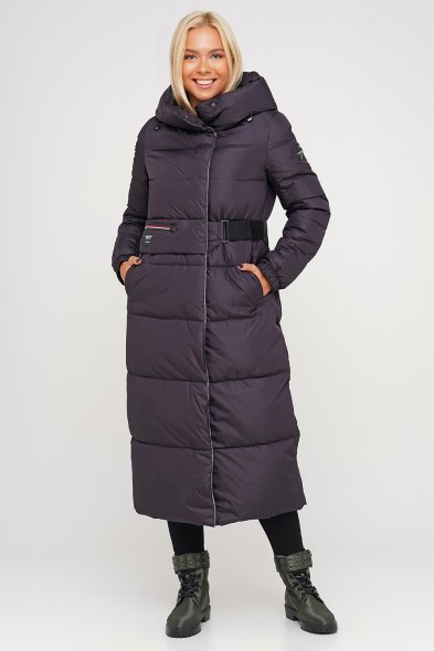 Куртка зимова Clasna CW20D515CW баклажановий (818)